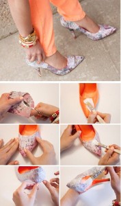 Old-clothes-and-grab-the-fabric-glue-DIY-Heels-Ideas